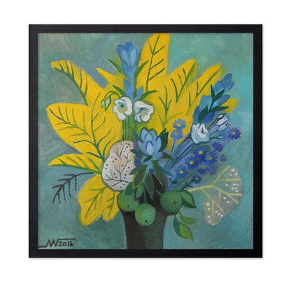 Yellow Floral Vase No2