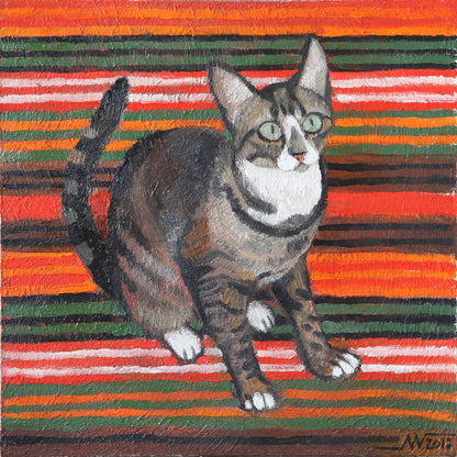 Striped Cat Portrait