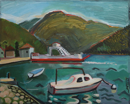Harbor Boats Scene No1