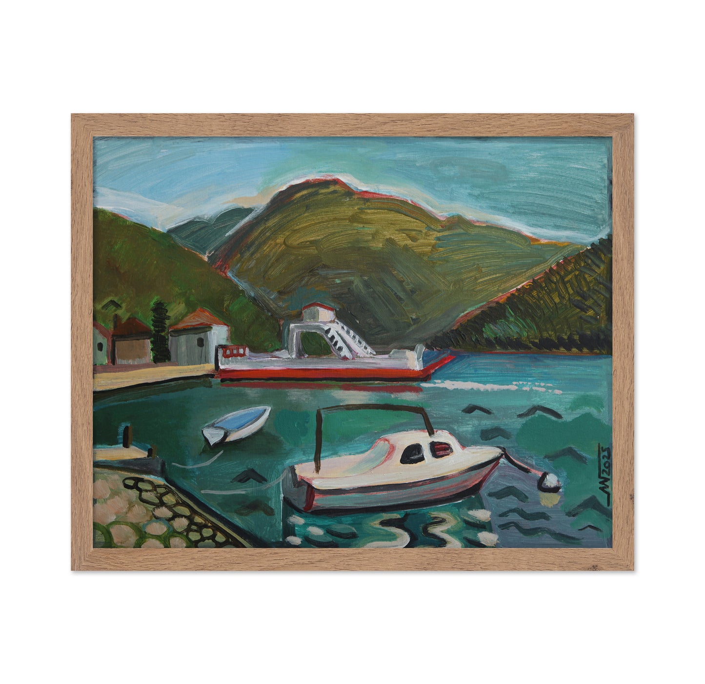 Harbor Boats Scene No1