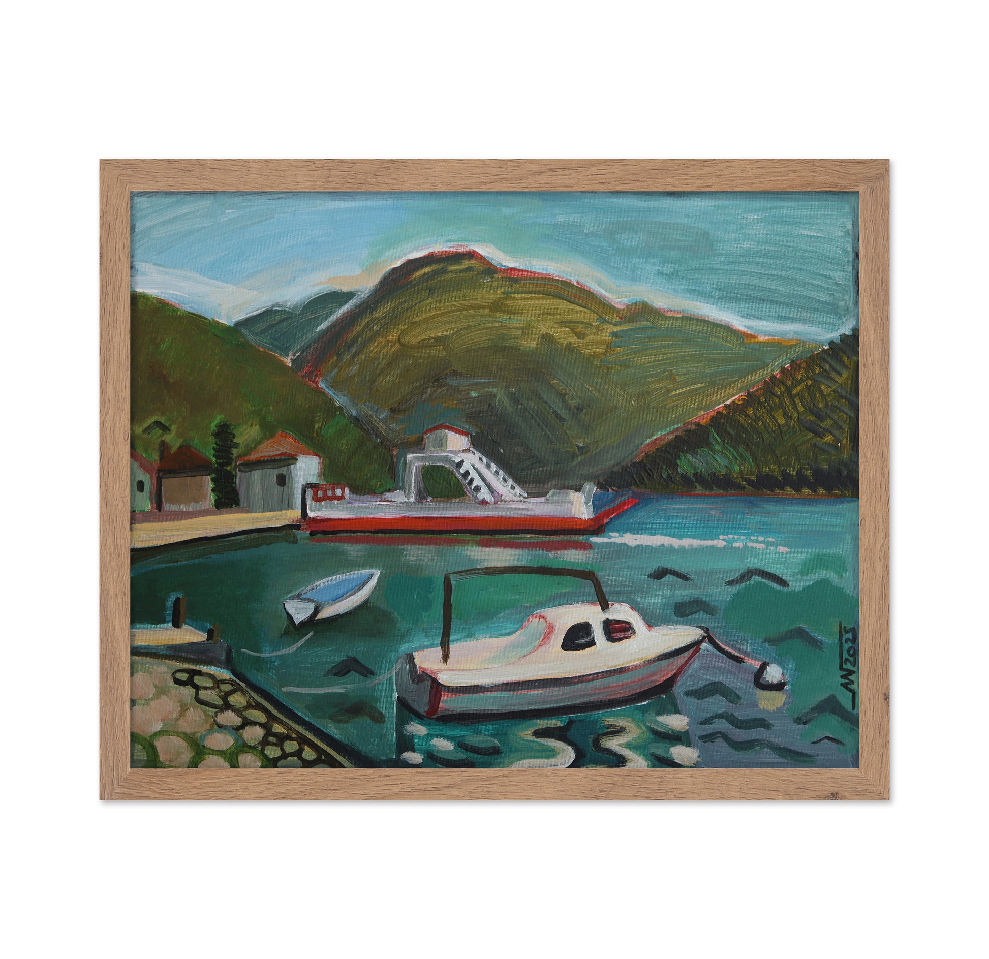 Harbor Boats Scene No1