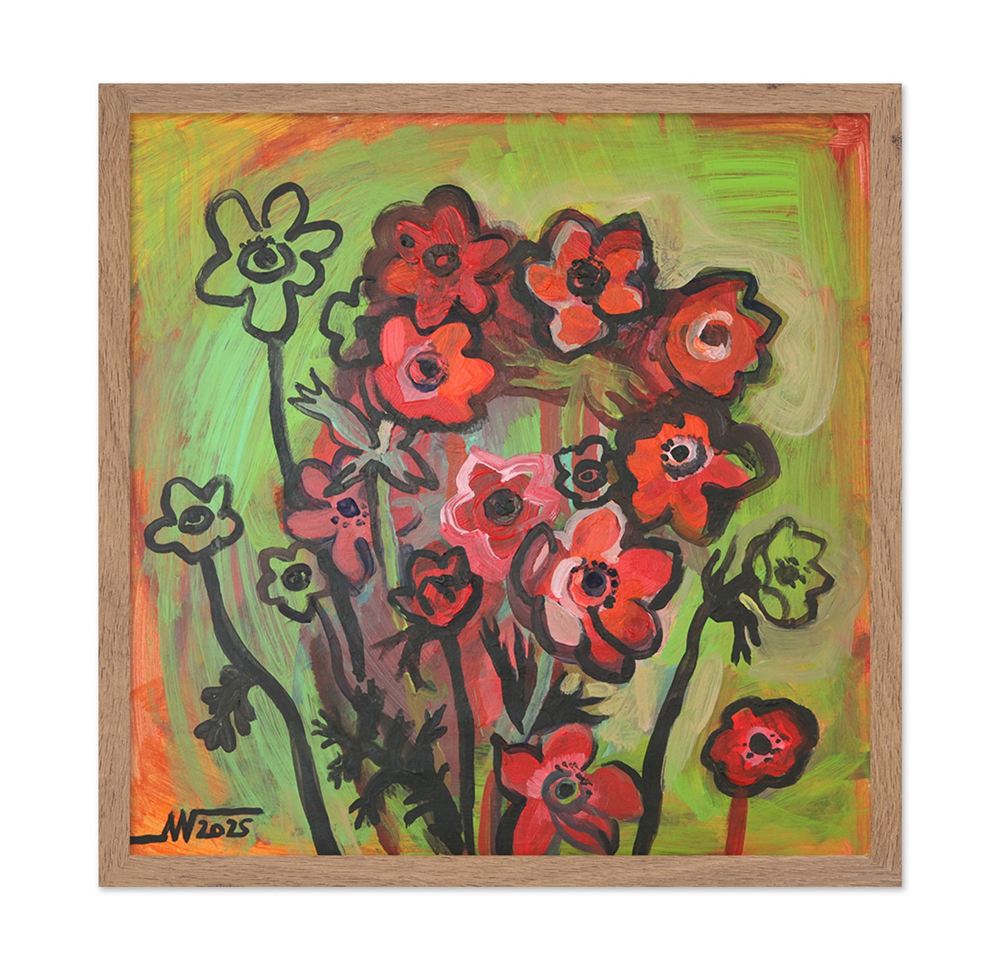 Red Anemone Flowers