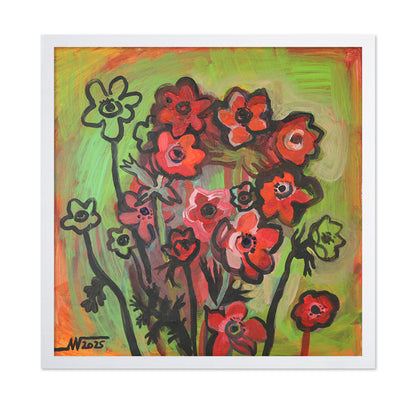Red Anemone Flowers