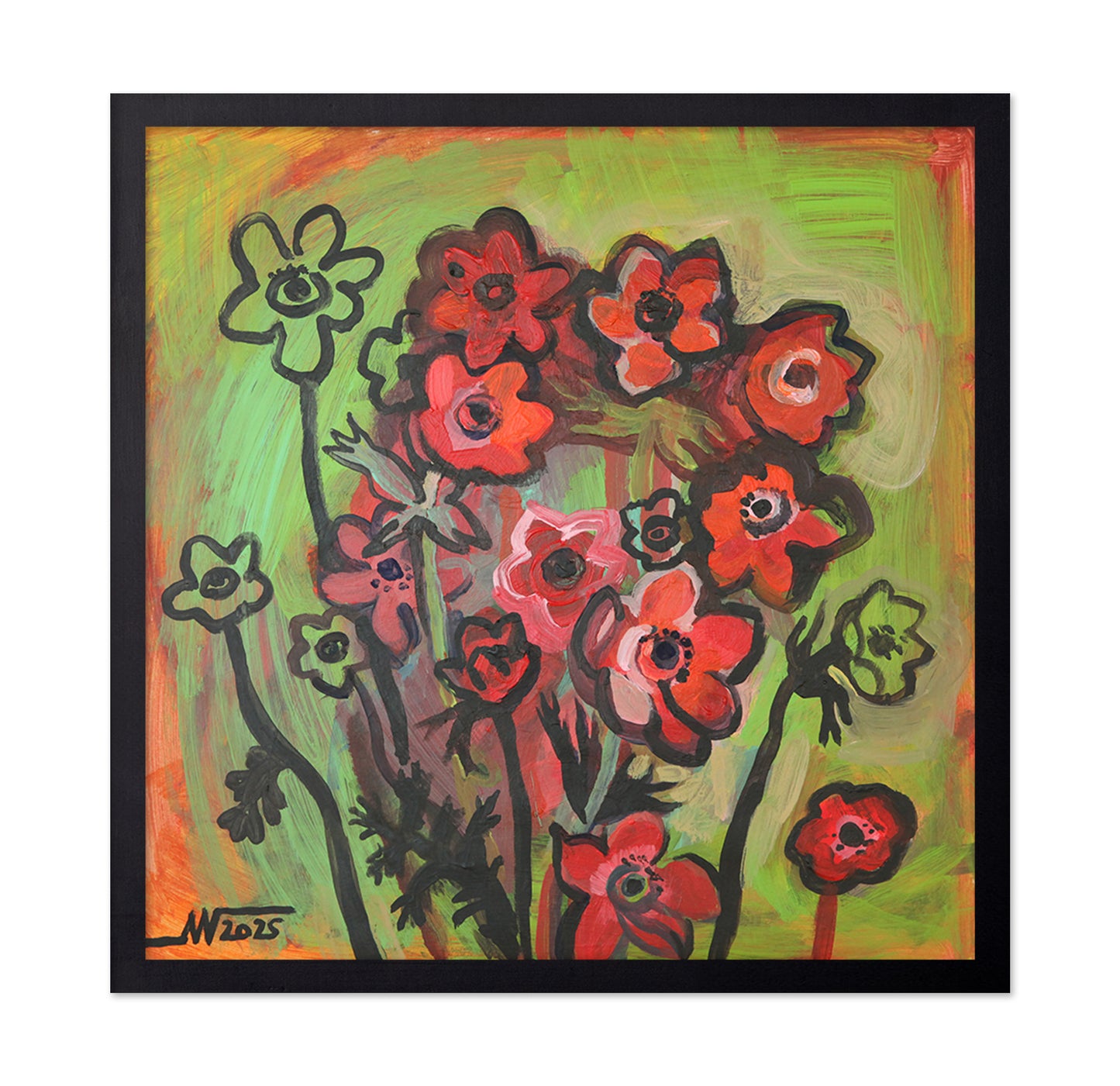Red Anemone Flowers