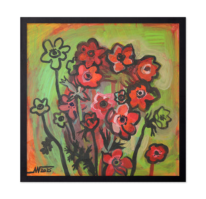 Red Anemone Flowers