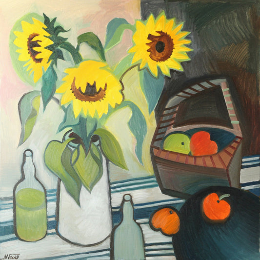 Sunflowers and Fruits