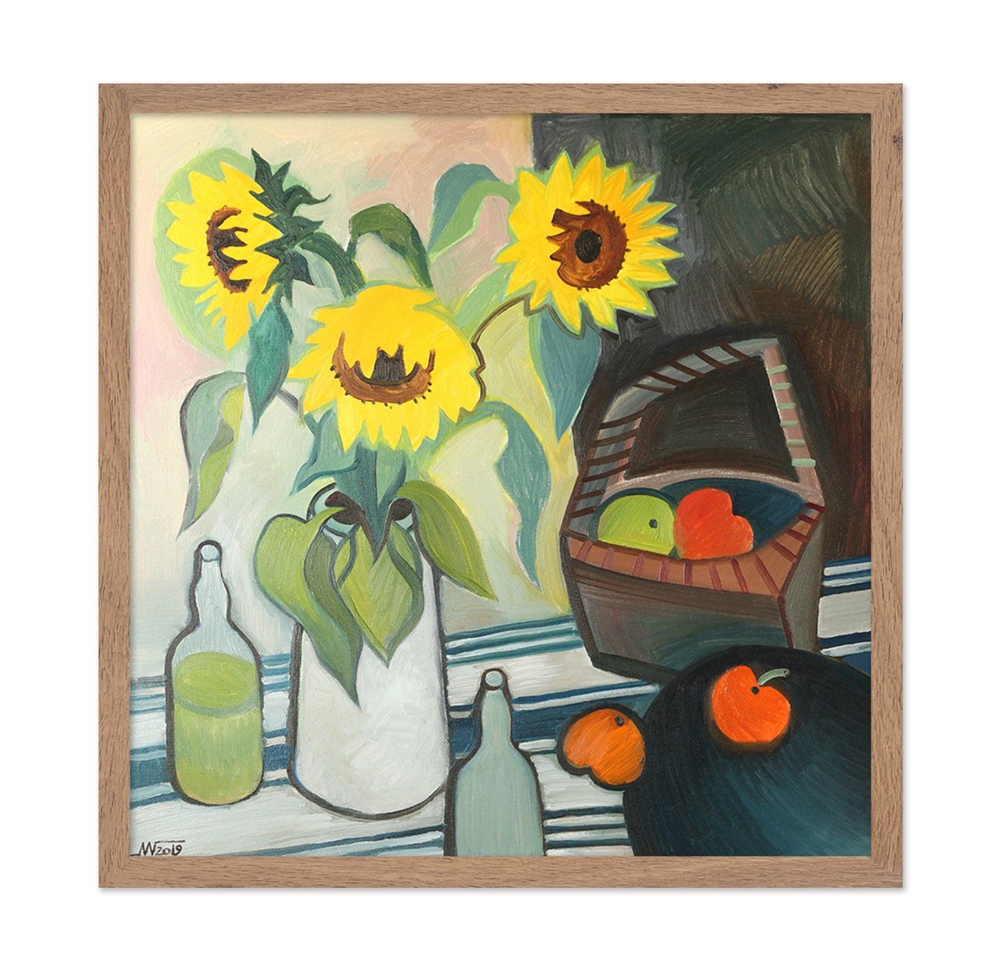 Sunflowers and Fruits