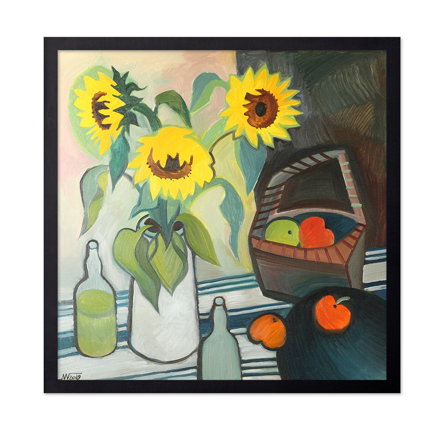 Sunflowers and Fruits