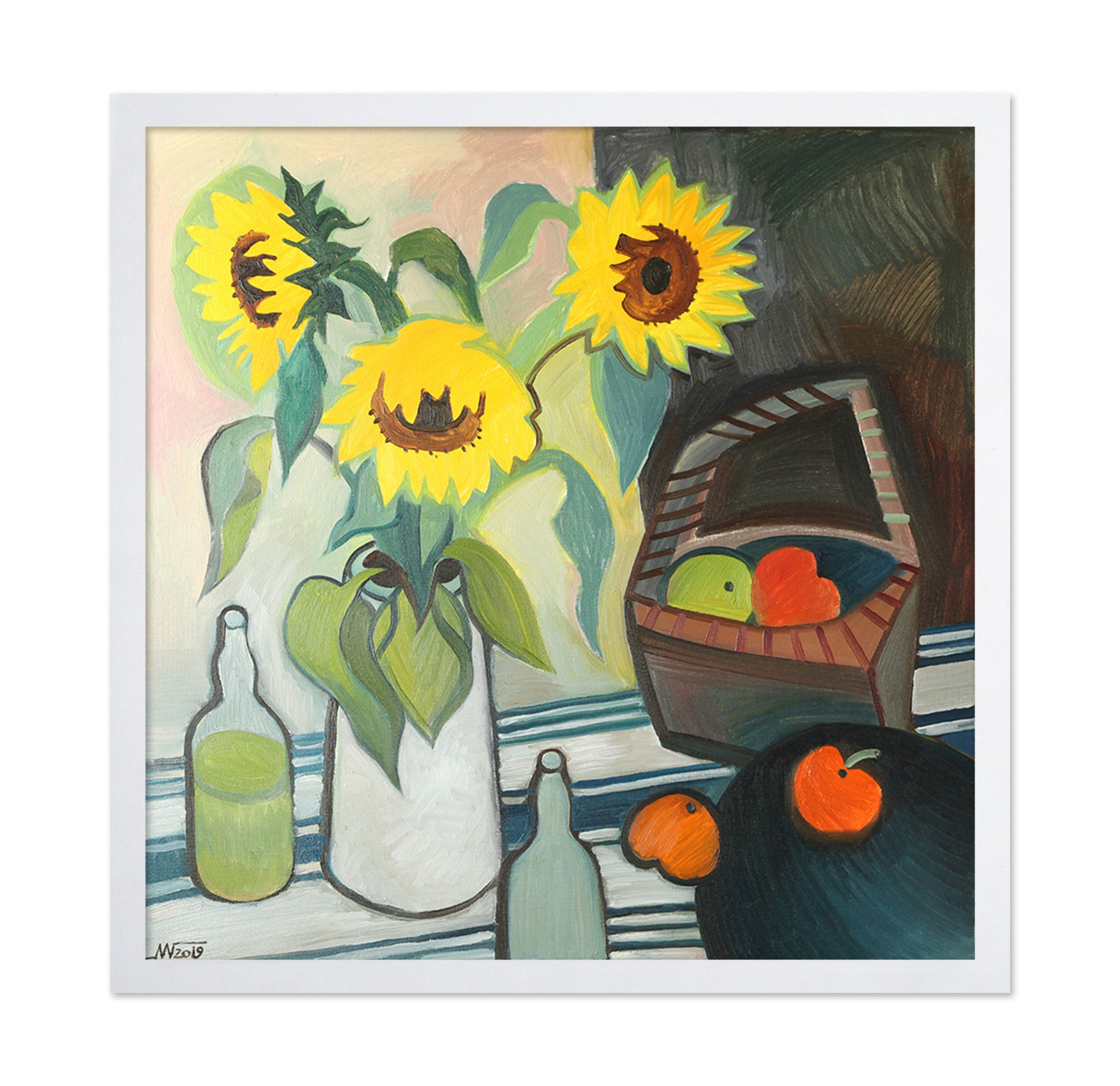 Sunflowers and Fruits
