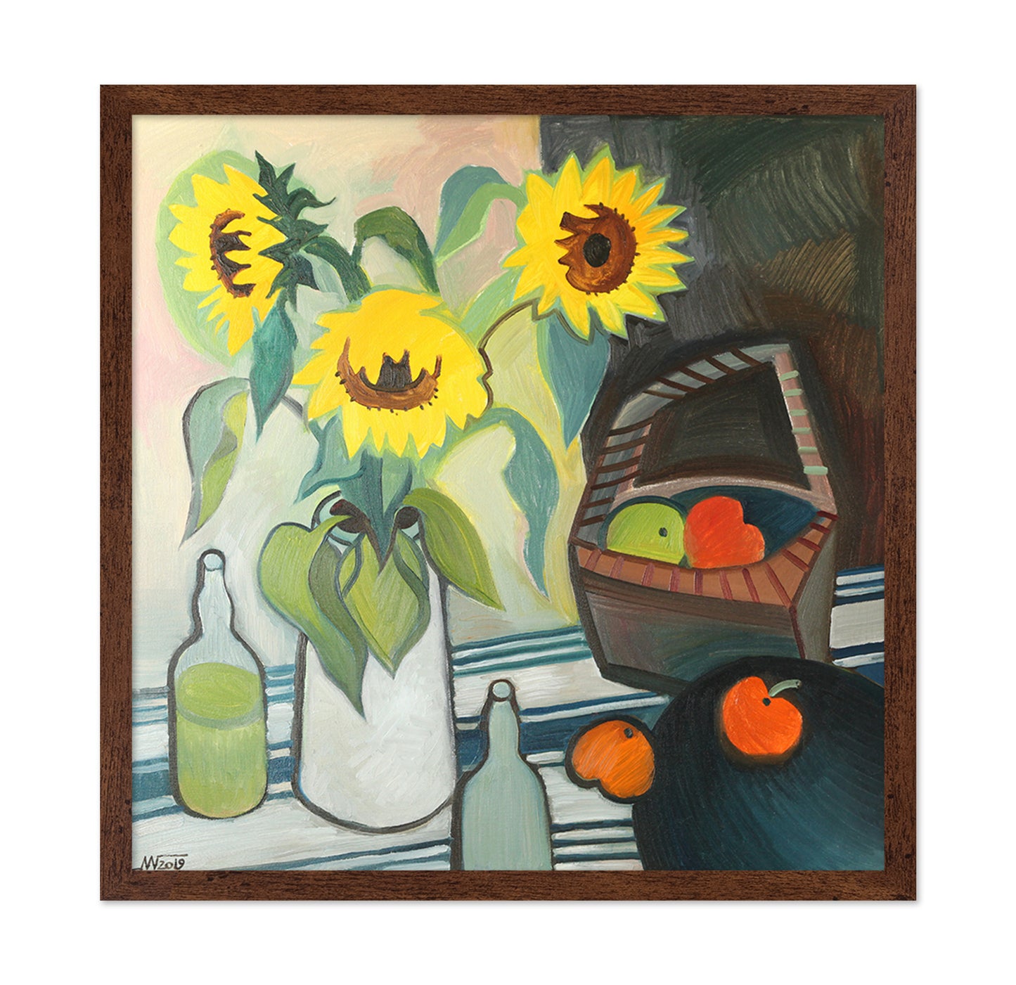 Sunflowers and Fruits