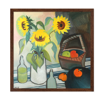 Sunflowers and Fruits