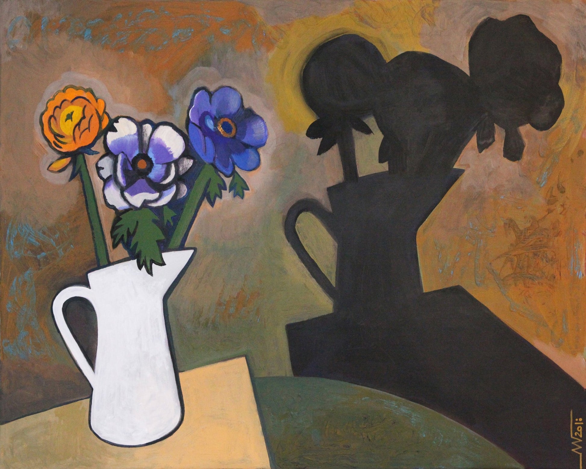 Floral Shadow Still