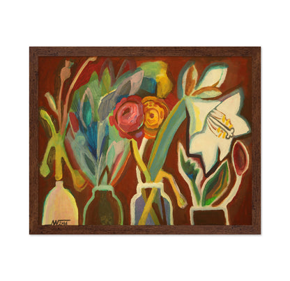 Vibrant Floral Vases