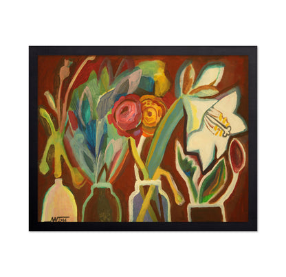 Vibrant Floral Vases