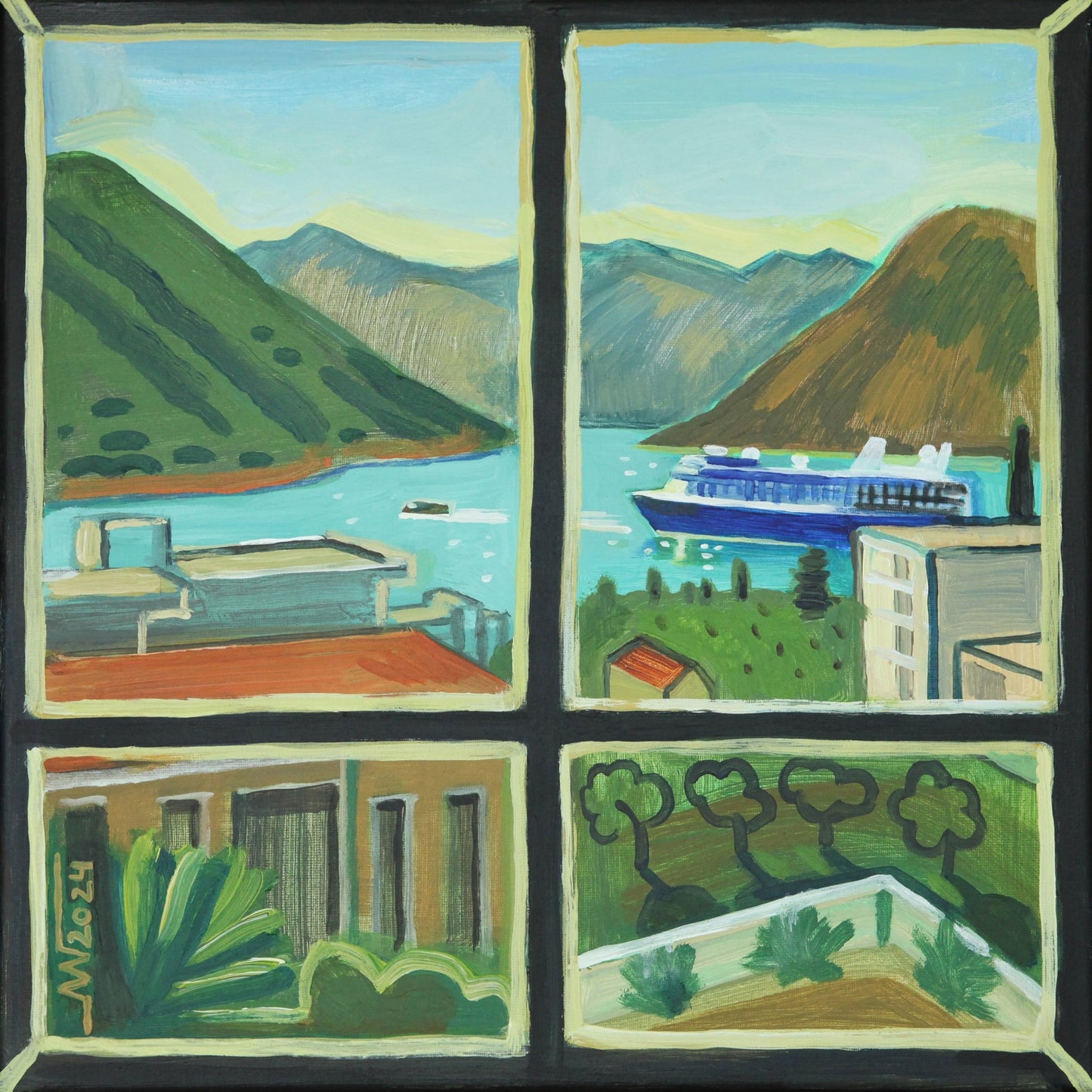 Coastal Window View No2