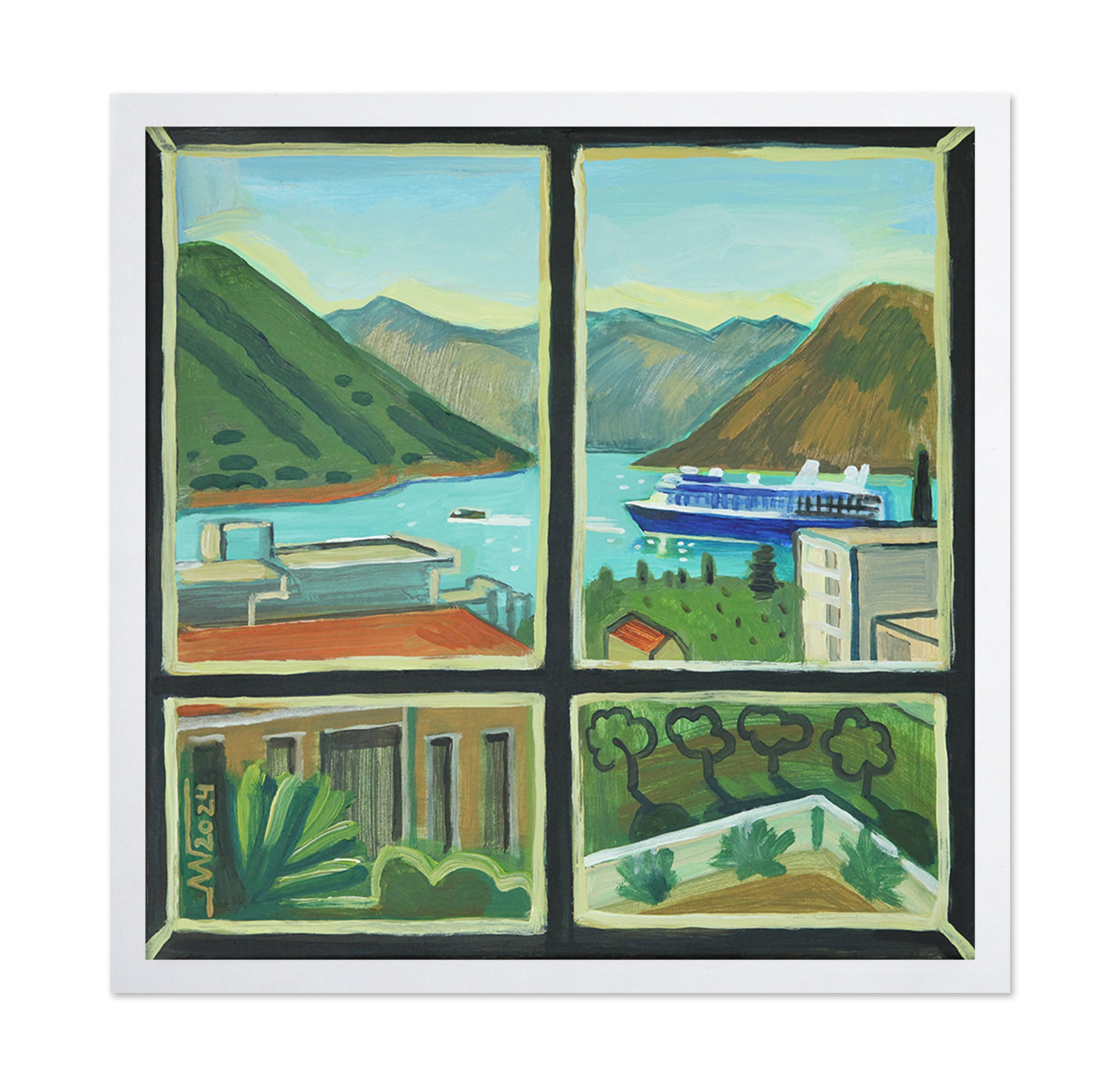 Coastal Window View No2