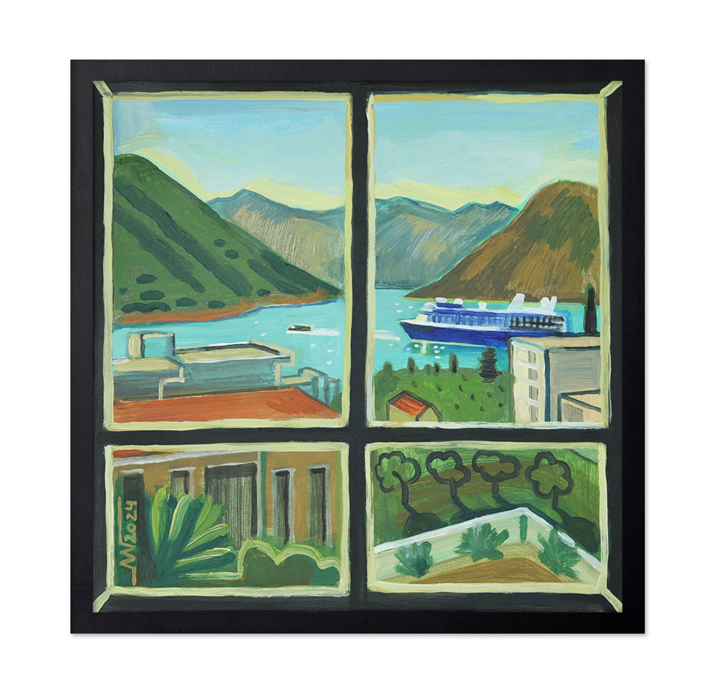 Coastal Window View No2
