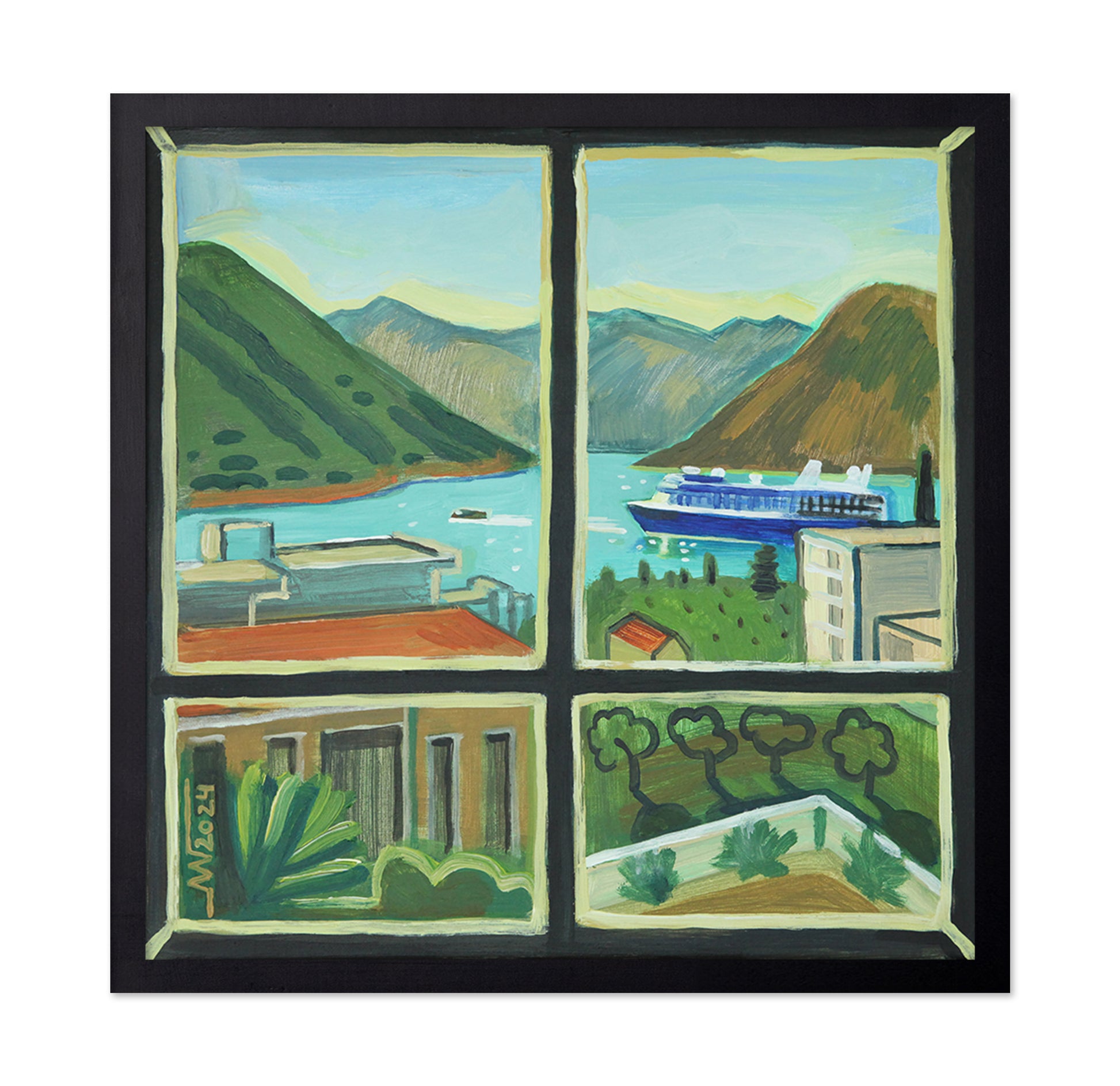 Coastal Window View No2
