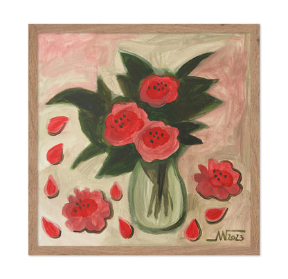 Camellia Blossom Vase