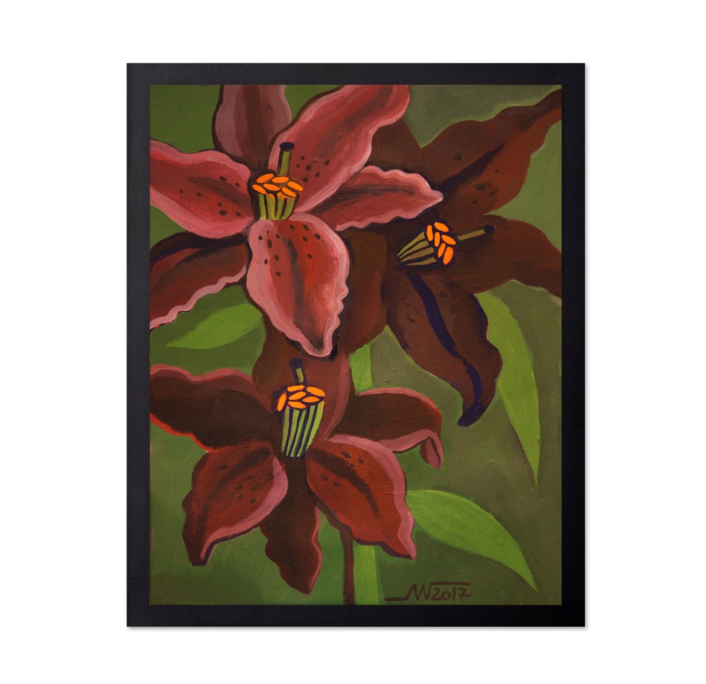 Red Lily Bloom