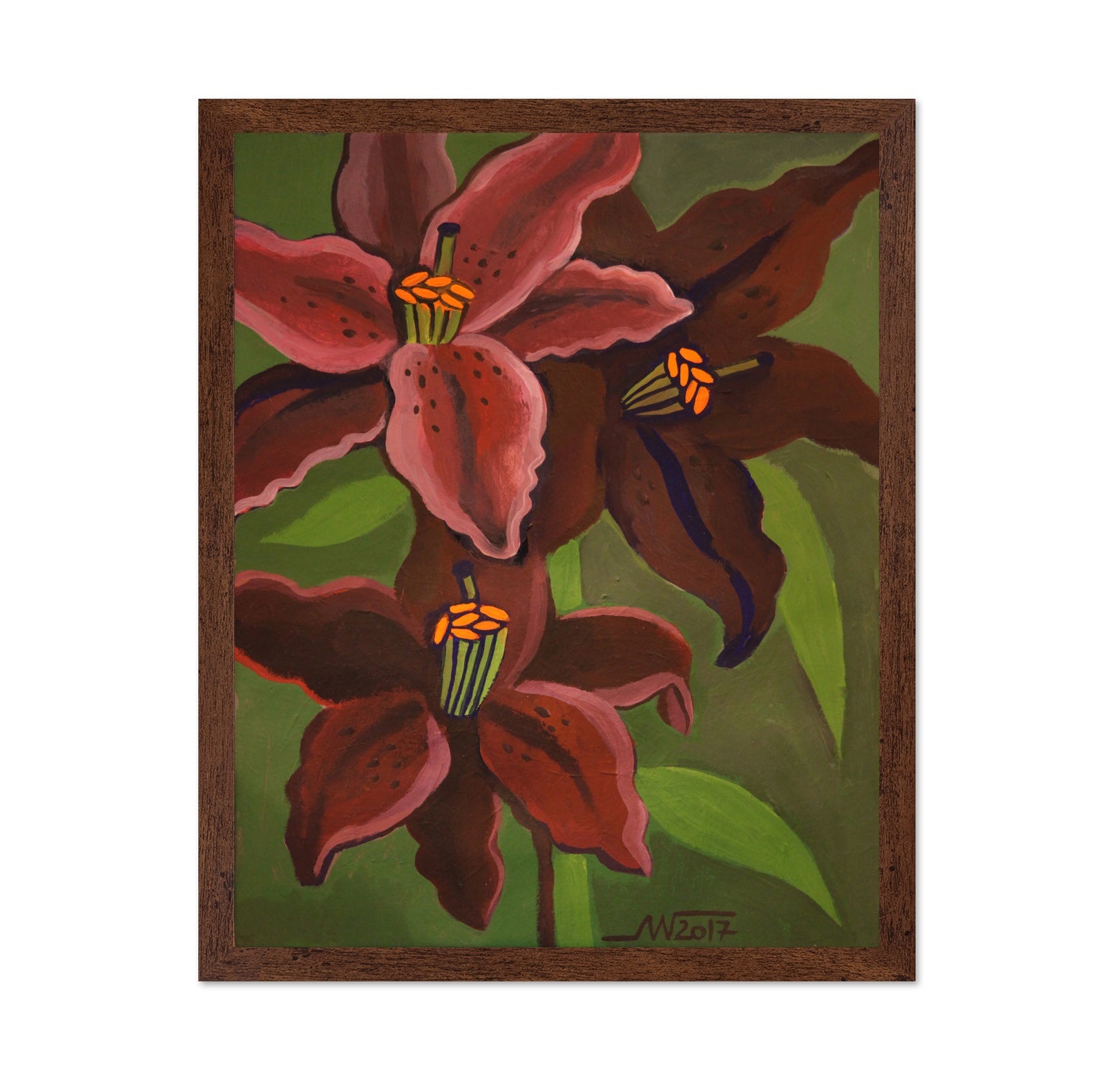 Red Lily Bloom