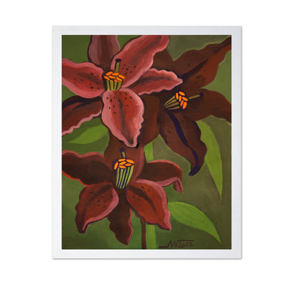 Red Lily Bloom