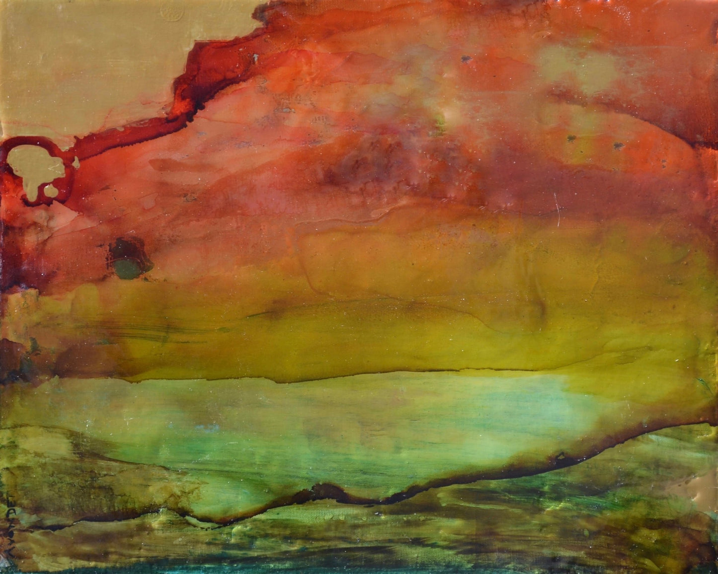 Sinking Color Horizon