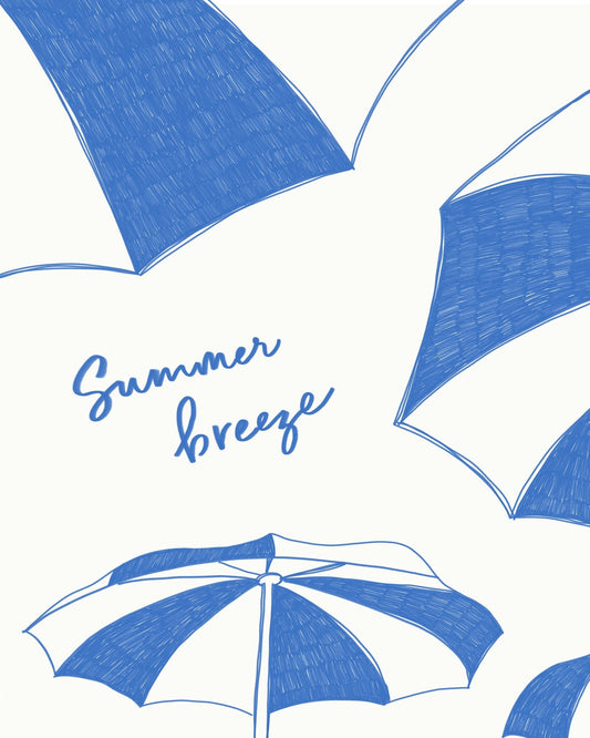 Summer Beach Parasols