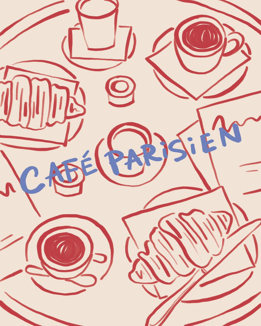 Paris Cafe Scene No1