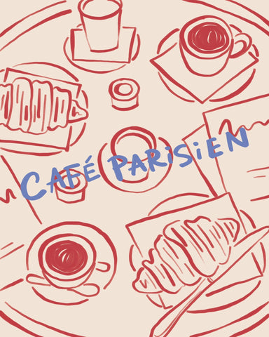 Paris Cafe Scene No1