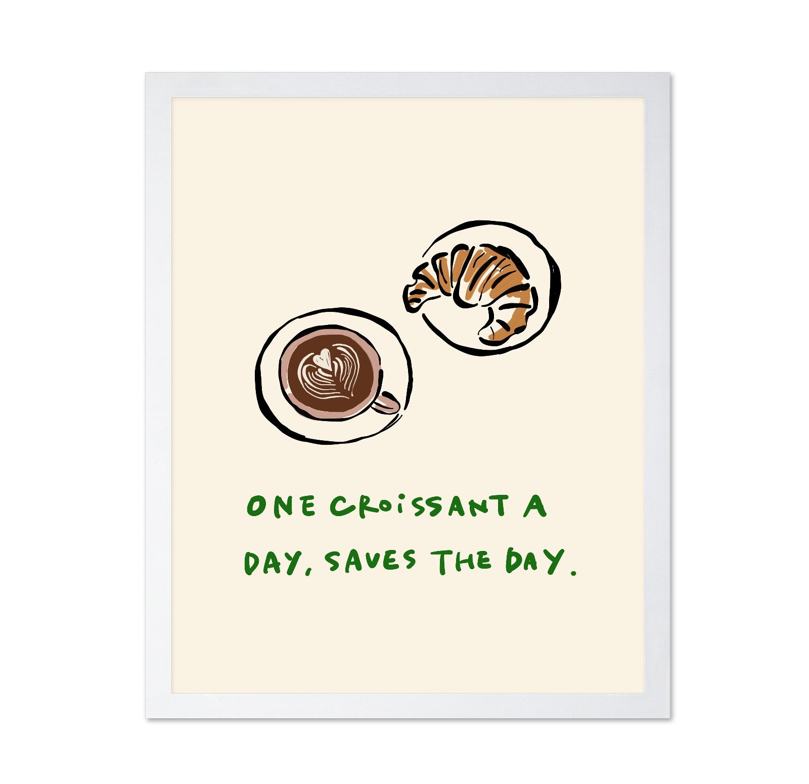 Croissant Coffee Quote