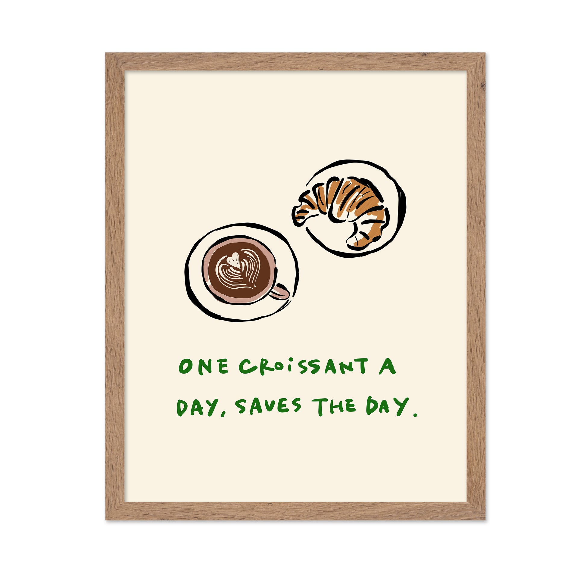 Croissant Coffee Quote