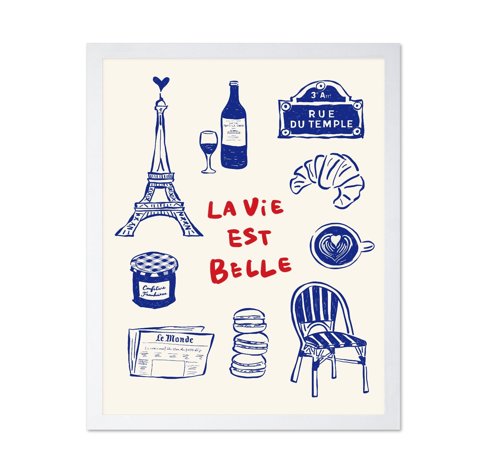 Paris Cafe Icons