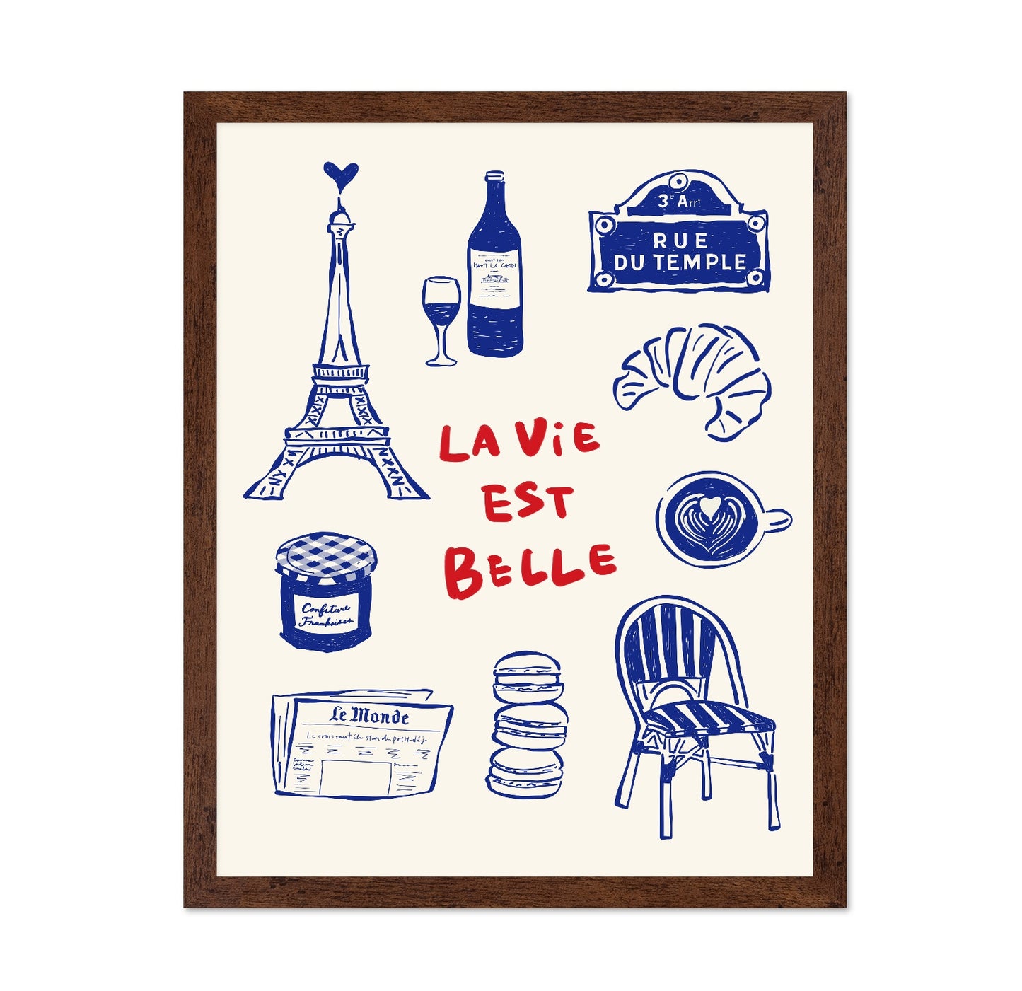 Paris Cafe Icons