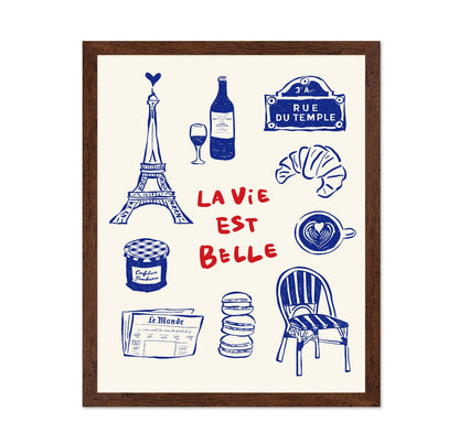 Paris Cafe Icons