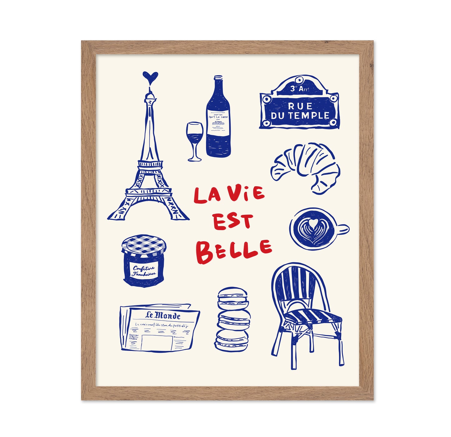 Paris Cafe Icons