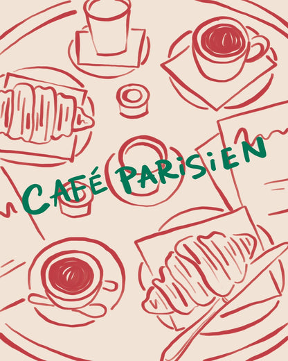 Paris Cafe Sketch No1