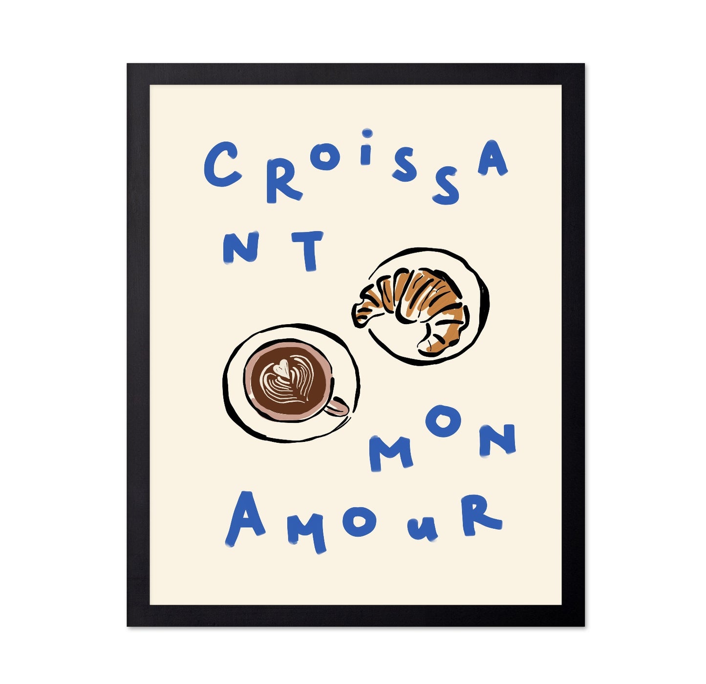 Croissant Cafe Love