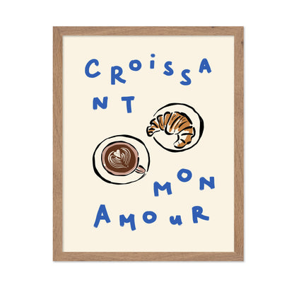 Croissant Cafe Love