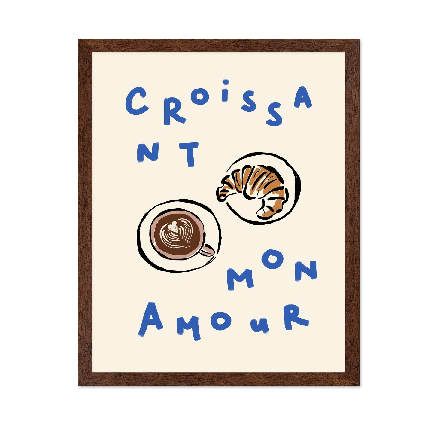 Croissant Cafe Love