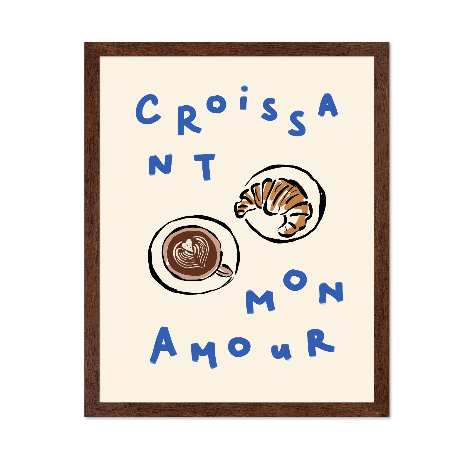 Croissant Cafe Love