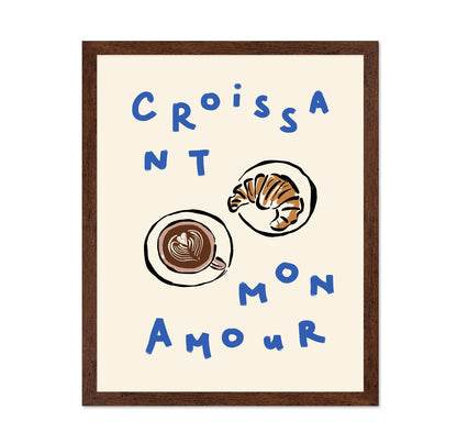 Croissant Cafe Love