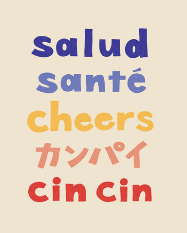 Global Cheers Typography