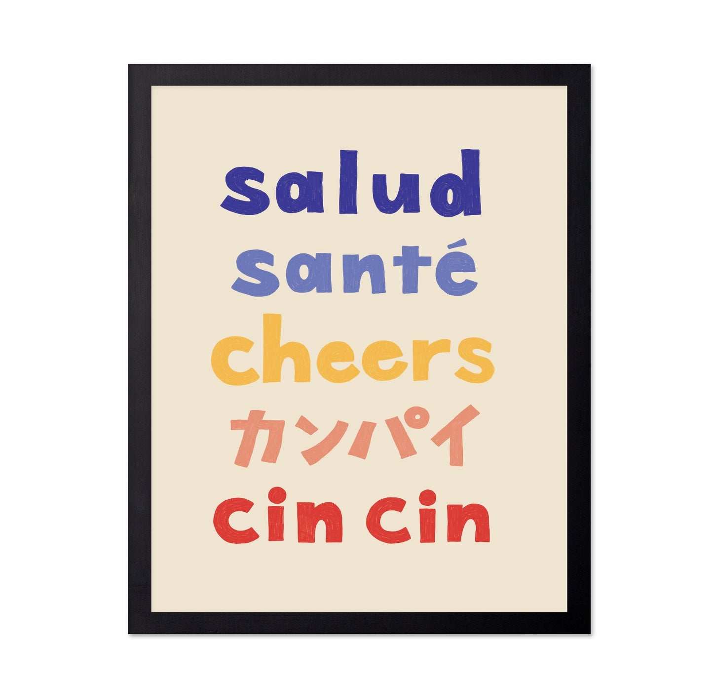 Global Cheers Typography