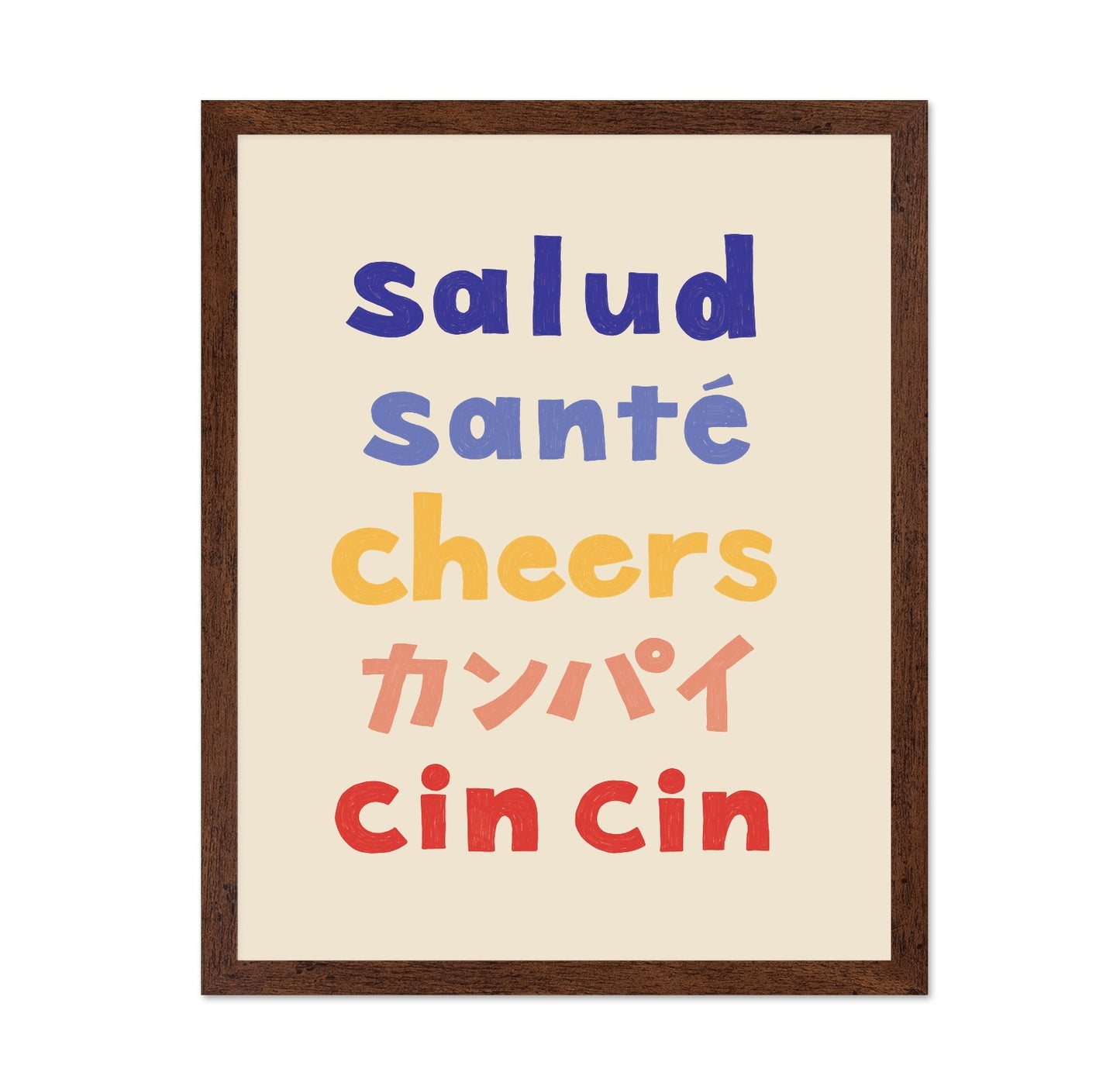 Global Cheers Typography