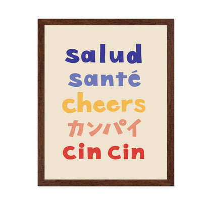 Global Cheers Typography