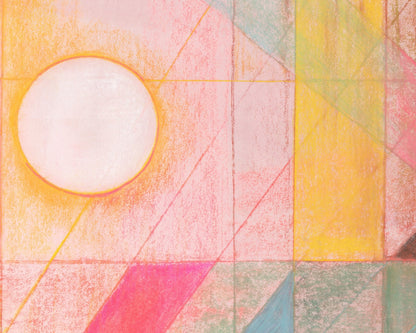 Pastel Sun Geometry