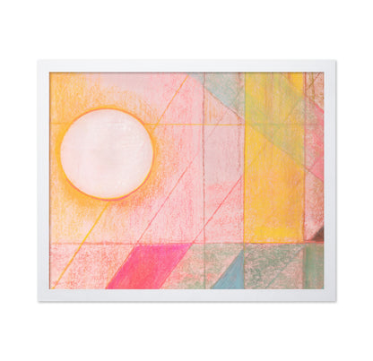 Pastel Sun Geometry