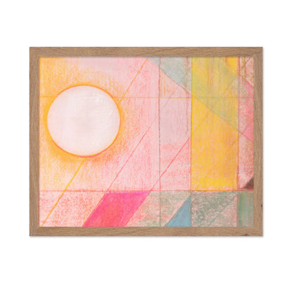 Pastel Sun Geometry