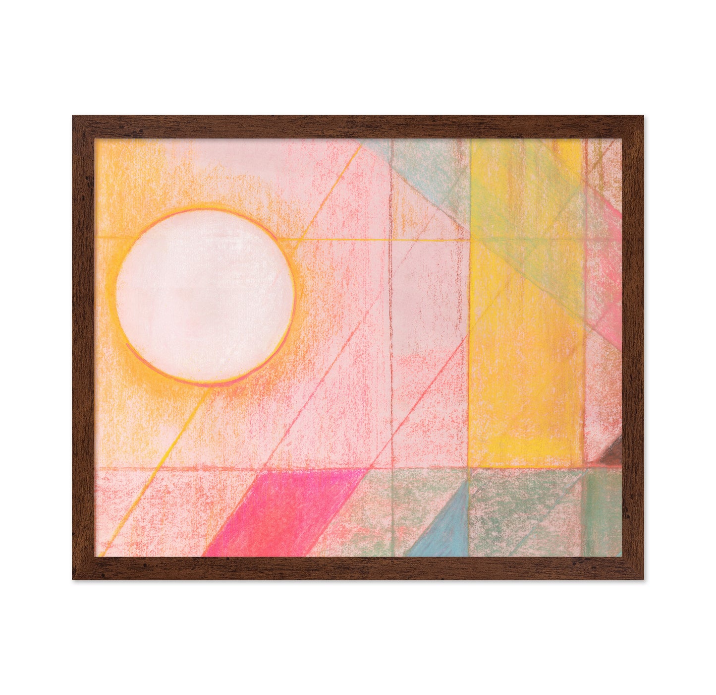 Pastel Sun Geometry